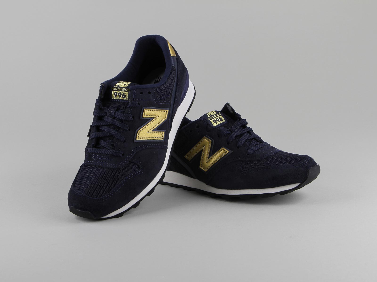 basket new balance bleu marine et or